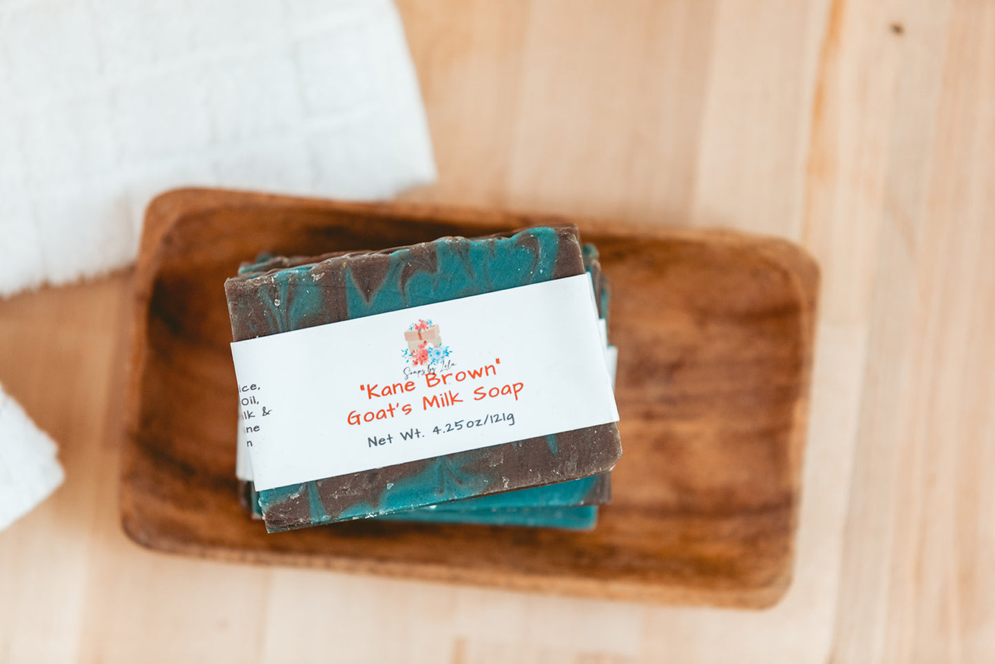 Kane Brown Soap | Handmade Men’s Soap | Goat's Milk | Scented with Leather, Tobacco & Vanilla