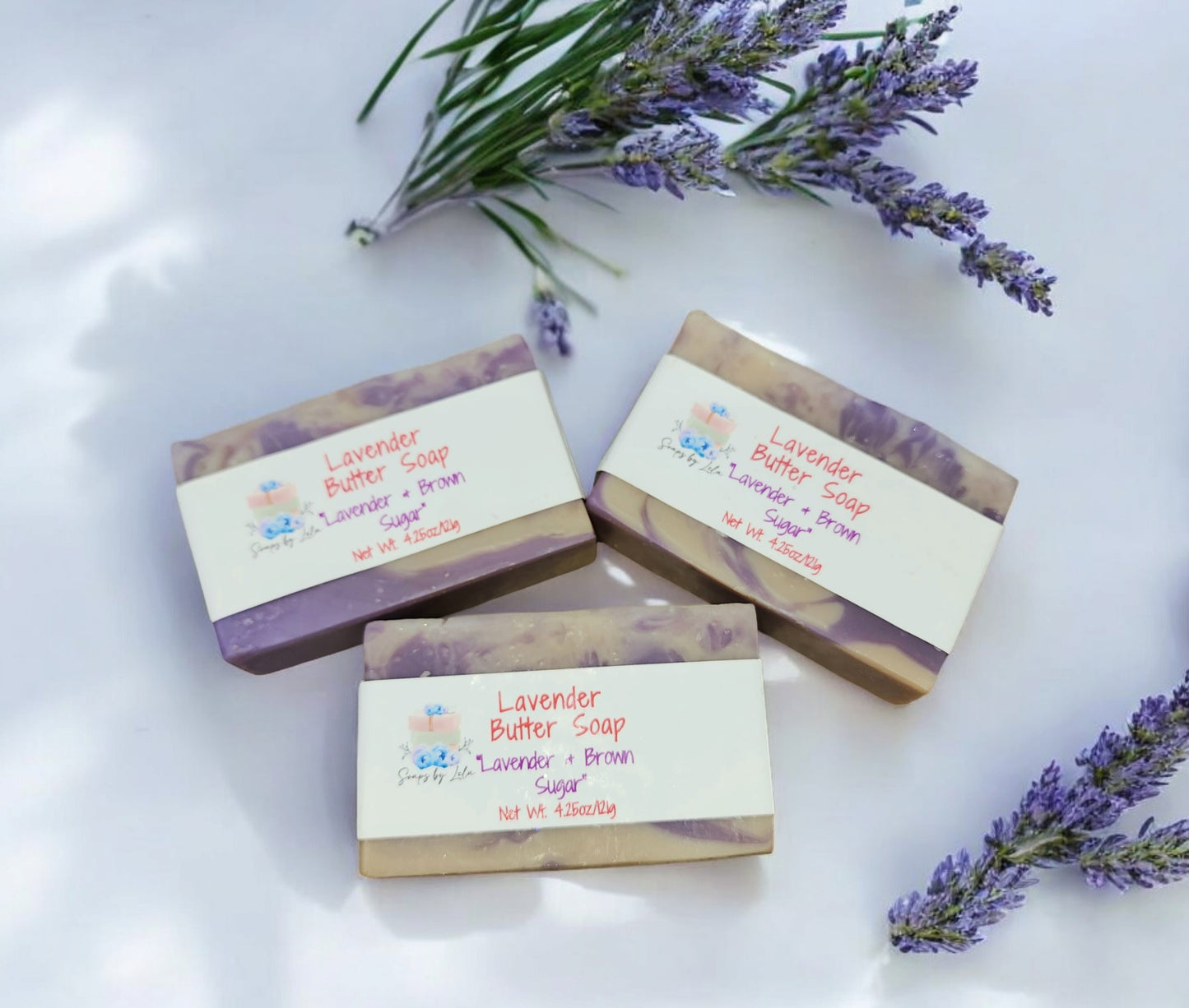 Lavender Butter Handmade Soap | Moisturizing Shea & Cocoa Butter Soap