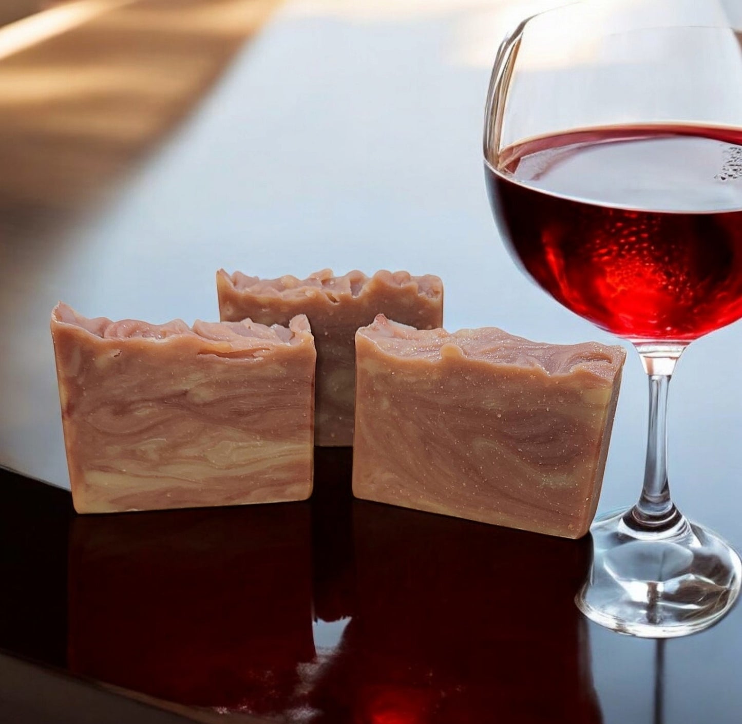 Wine Soap Bar | Handmade Moisturizing Soap with Babassu Oil & Cocoa Butter