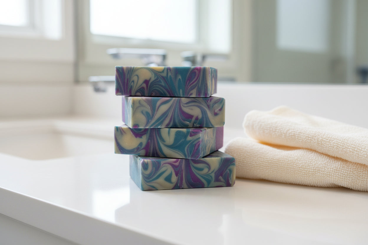 Elderberry Soap Bar – Wild Blueberry Scented Handmade Soap