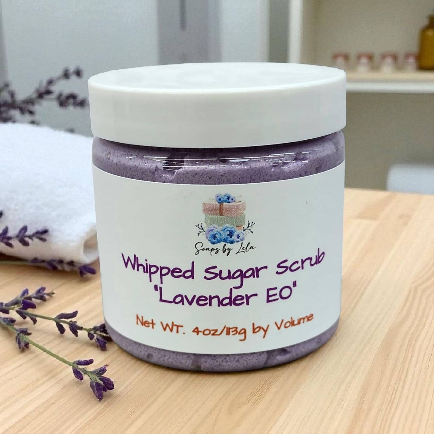 Whipped Sugar Scrub | Cleanse • Exfoliate • Hydrate | Handmade