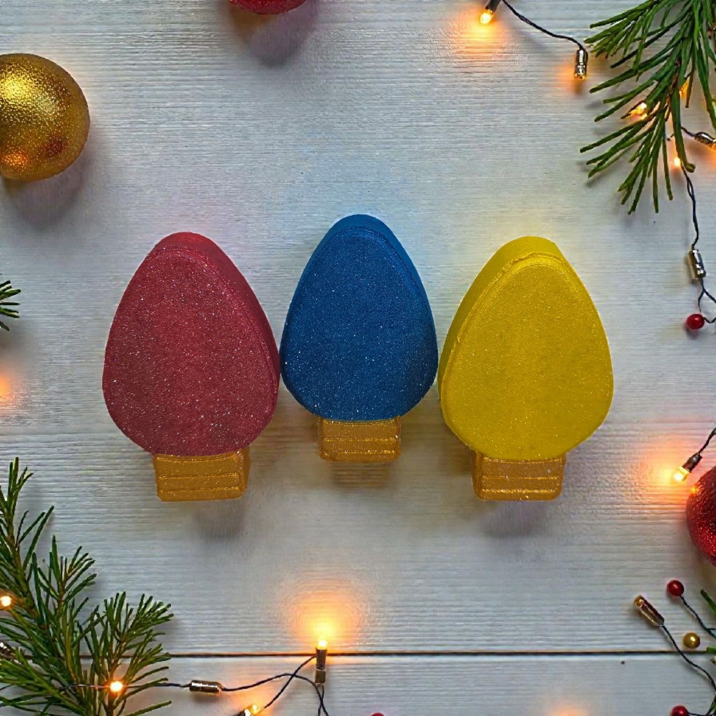 Holiday Bulb Bath Bomb | Sugar Plums & Lollipops