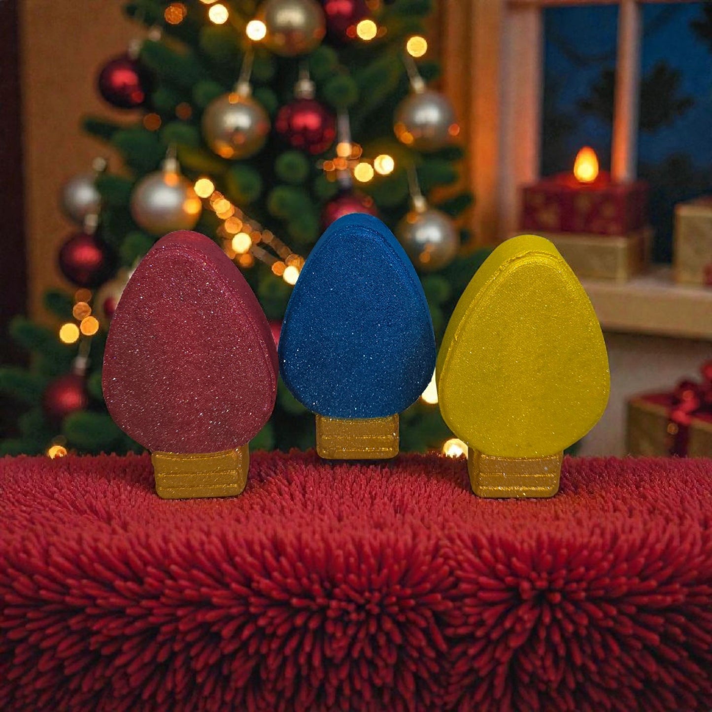 Holiday Bulb Bath Bomb | Sugar Plums & Lollipops