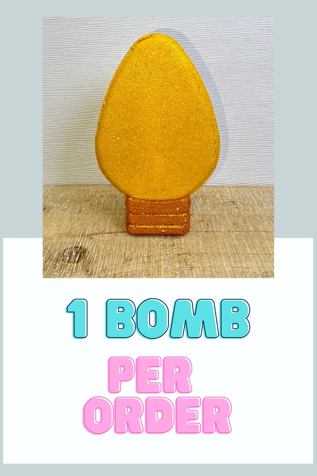 Holiday Bulb Bath Bomb | Sugar Plums & Lollipops