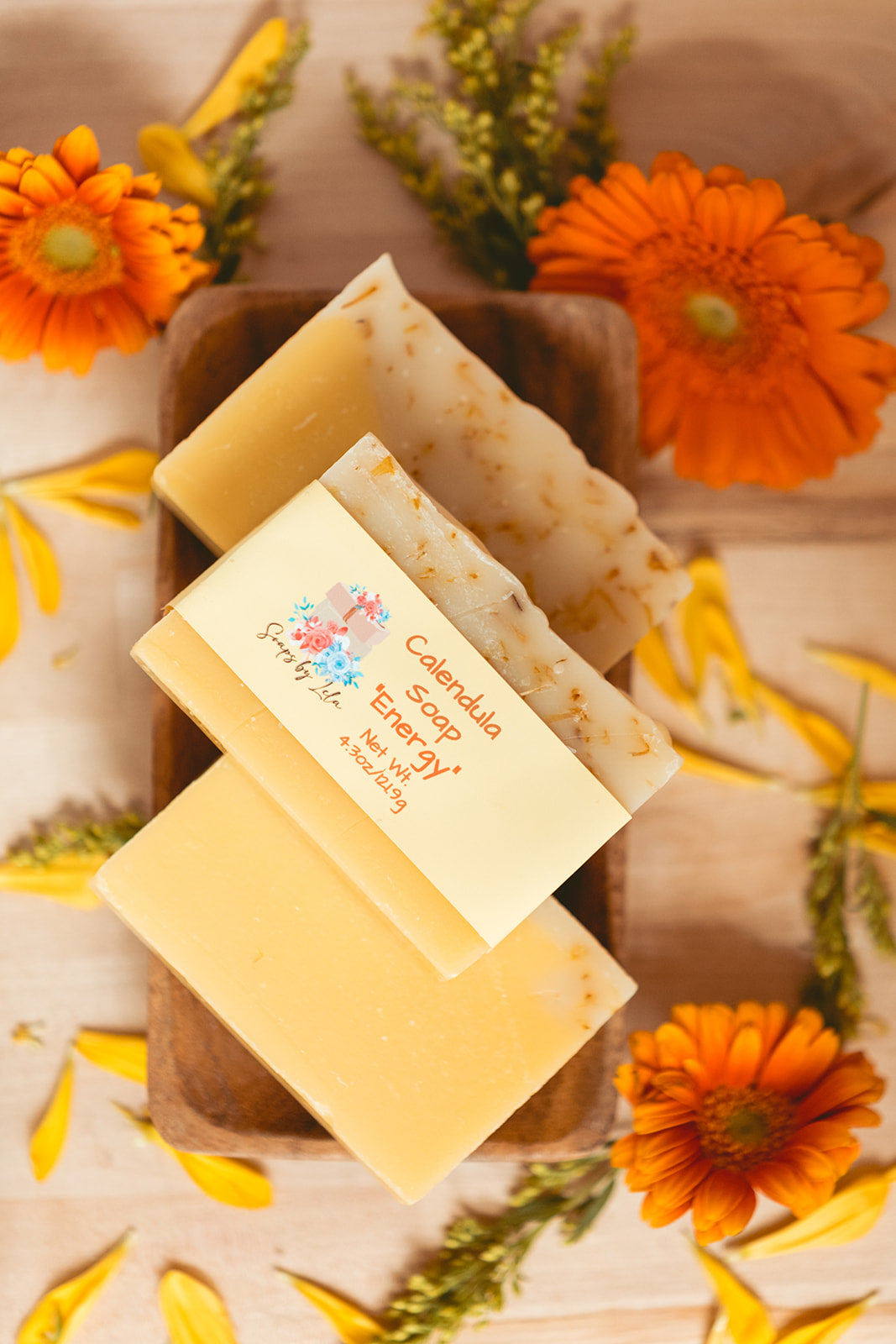 Calendula & Shea Butter Handmade Soap | Gentle, Moisturizing Cleanse