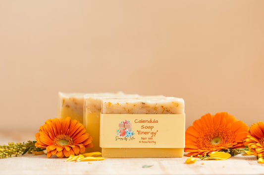 Calendula & Shea Butter Handmade Soap | Gentle, Moisturizing Cleanse