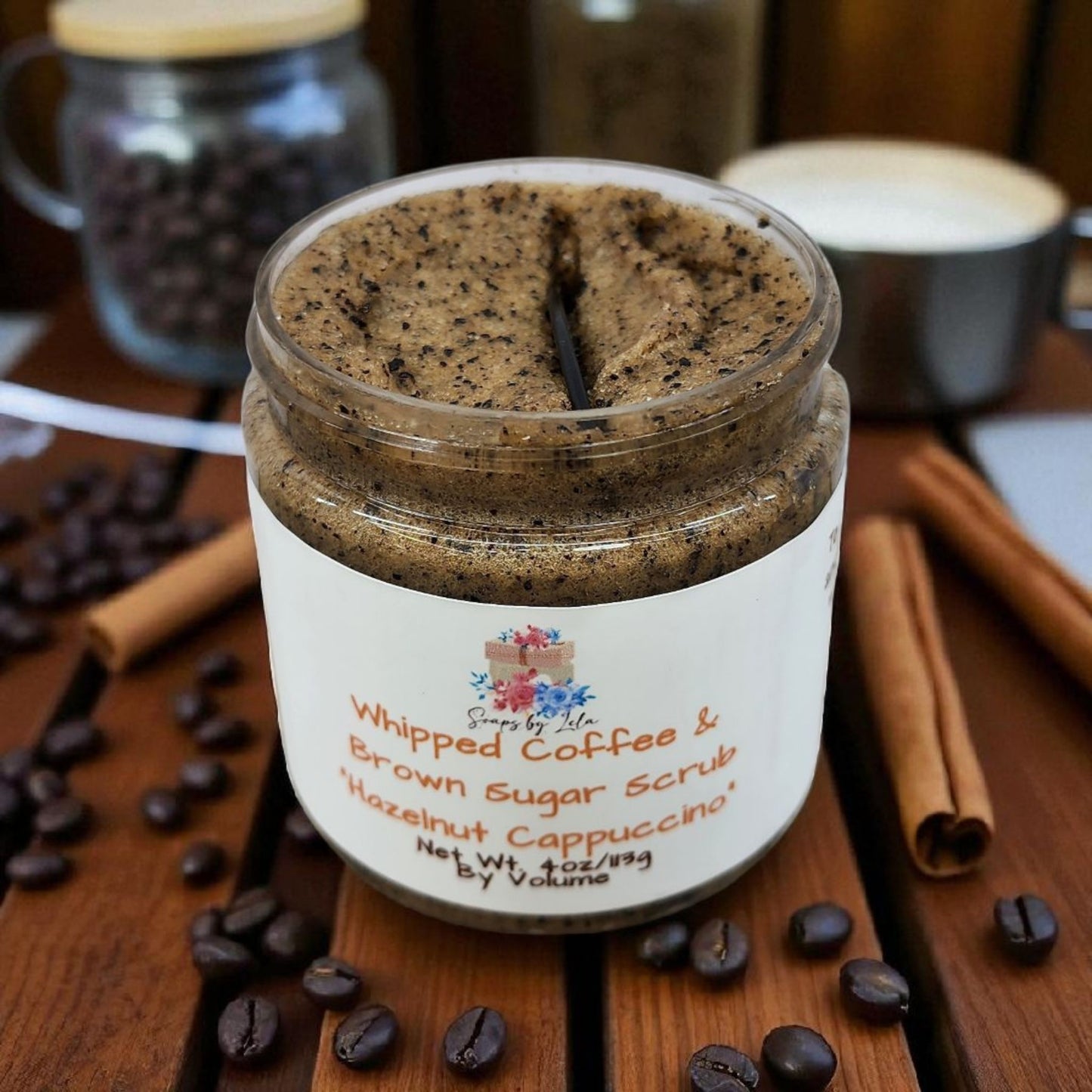 Whipped Coffee Sugar Scrub – Handmade Exfoliating Body Scrub ☕✨