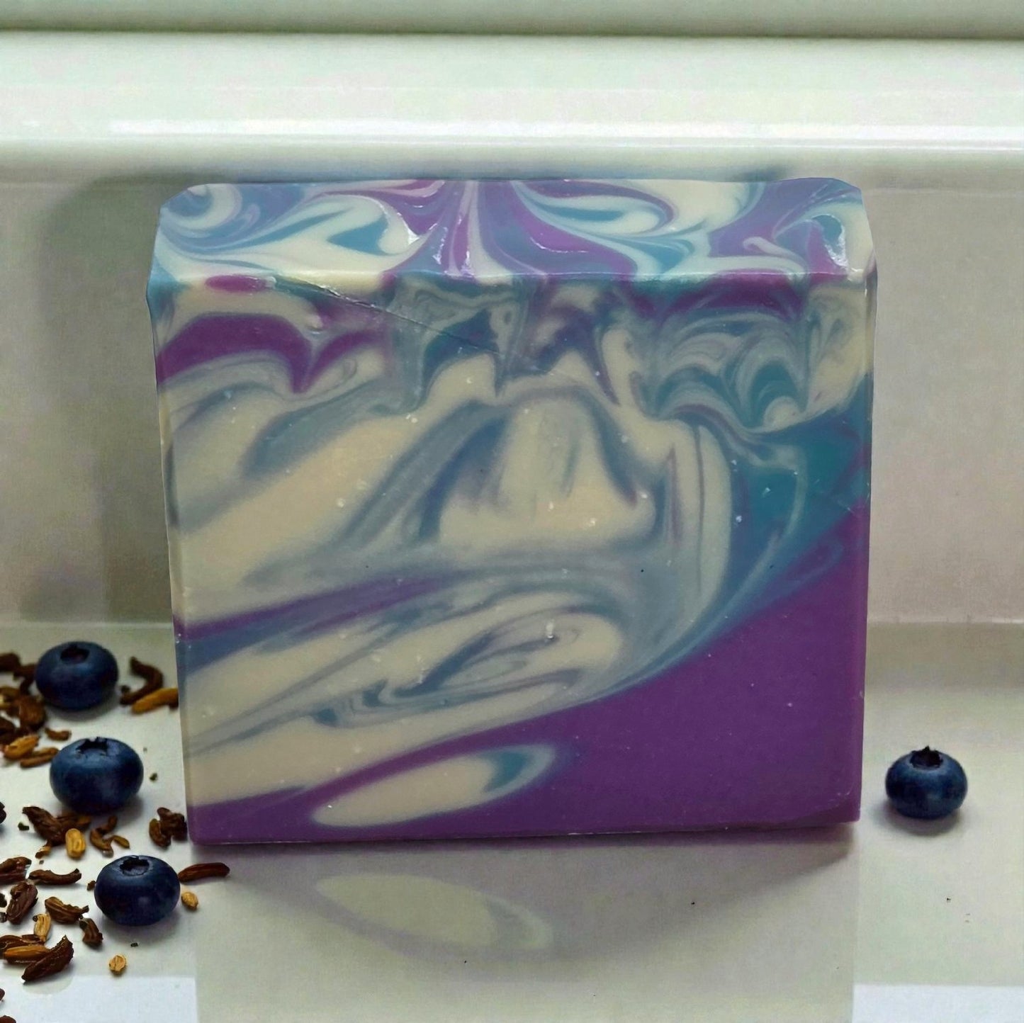 Elderberry Soap Bar – Wild Blueberry Scented Handmade Soap