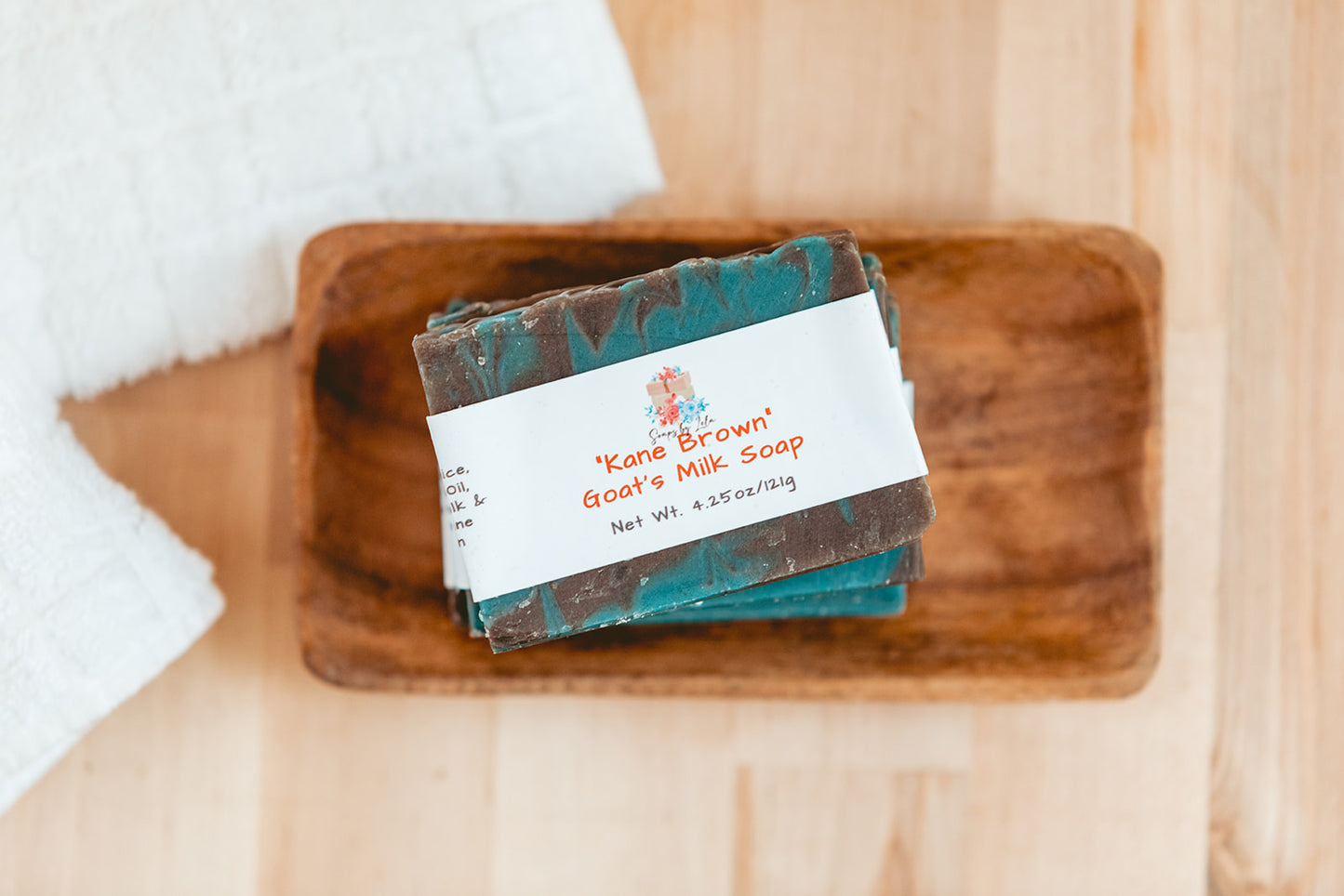 Kane Brown Soap | Handmade Men’s Soap | Goat's Milk | Scented with Leather, Tobacco & Vanilla