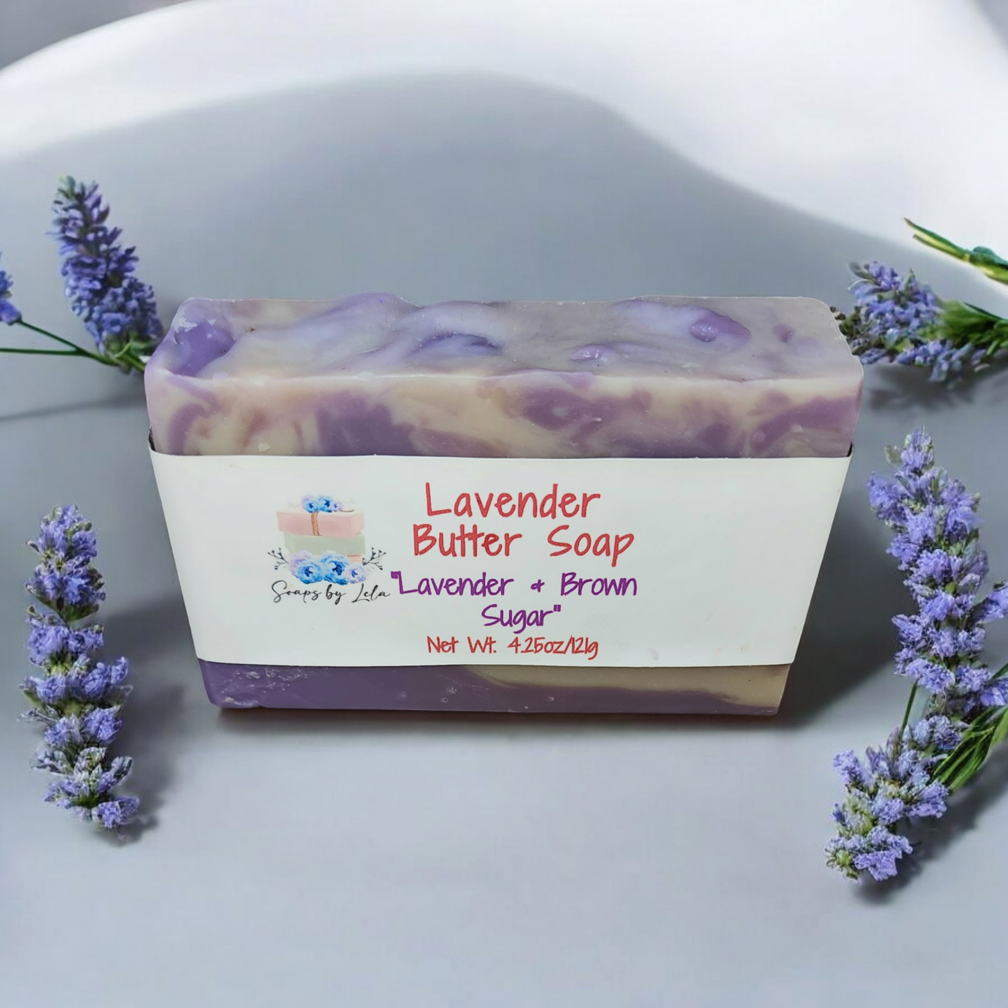 Lavender Butter Handmade Soap | Moisturizing Shea & Cocoa Butter Soap