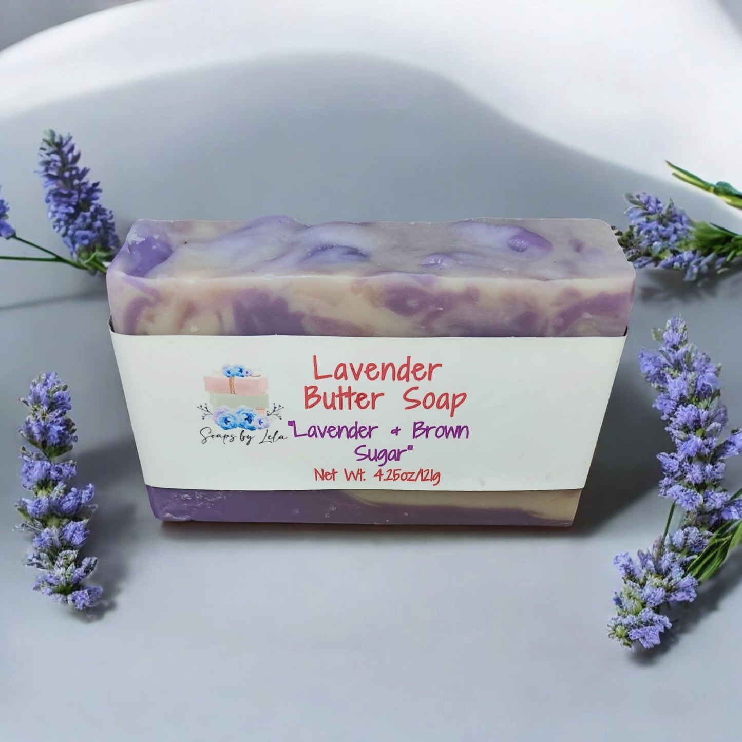 Lavender Butter Handmade Soap | Moisturizing Shea & Cocoa Butter Soap