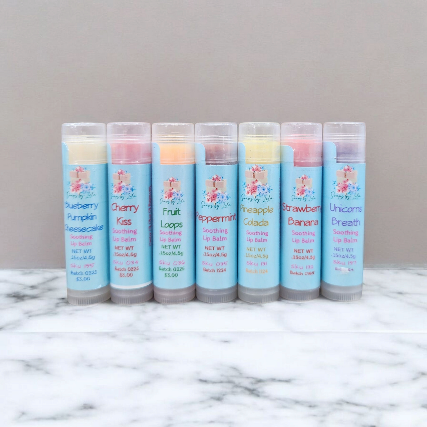 Lip Balms | Jojoba & Argan Oil – Flavored, Moisturizing, Natural Lip Care | |Handmade Small Batches