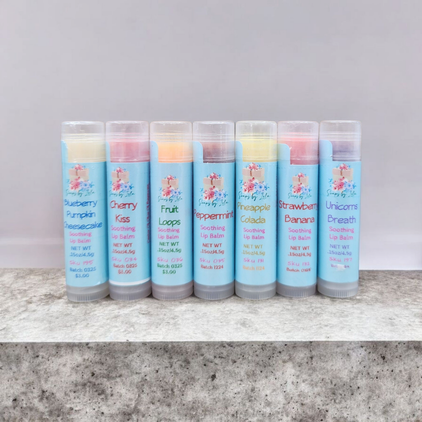 Lip Balms | Jojoba & Argan Oil – Flavored, Moisturizing, Natural Lip Care | |Handmade Small Batches