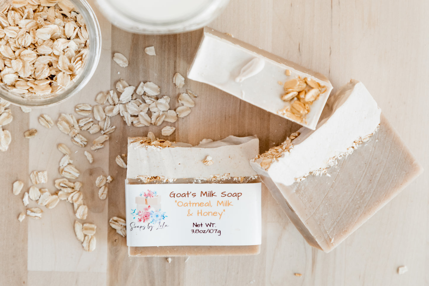 Oatmeal Milk & Honey Goat’s Milk Soap | Handmade & Gentle