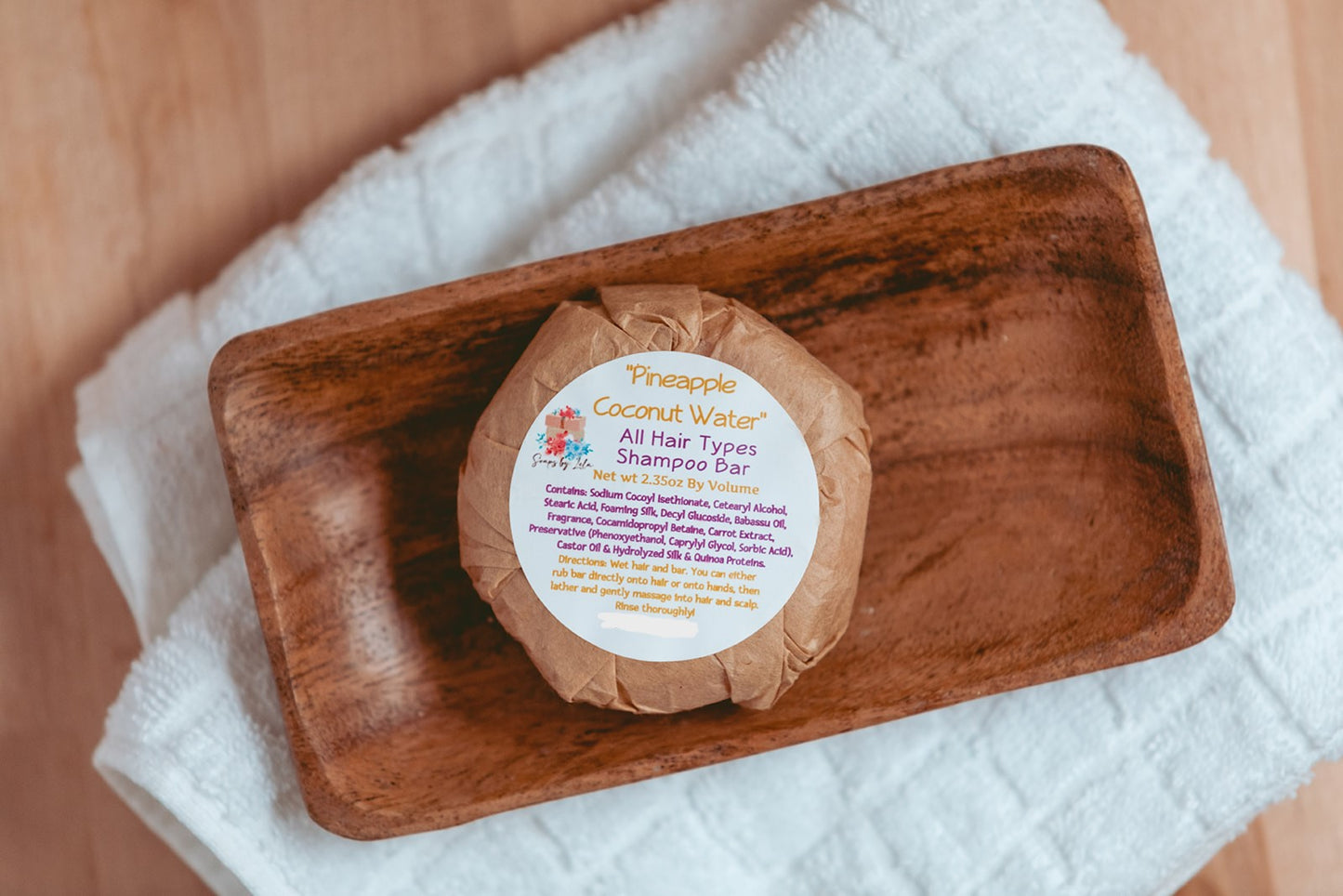 Shampoo Bar-Eco Friendly  | Zero Waste Hair Shampoo | Travel Shampoo Bar | Color Safe & Curly Hair | Plastic Free Hair Care