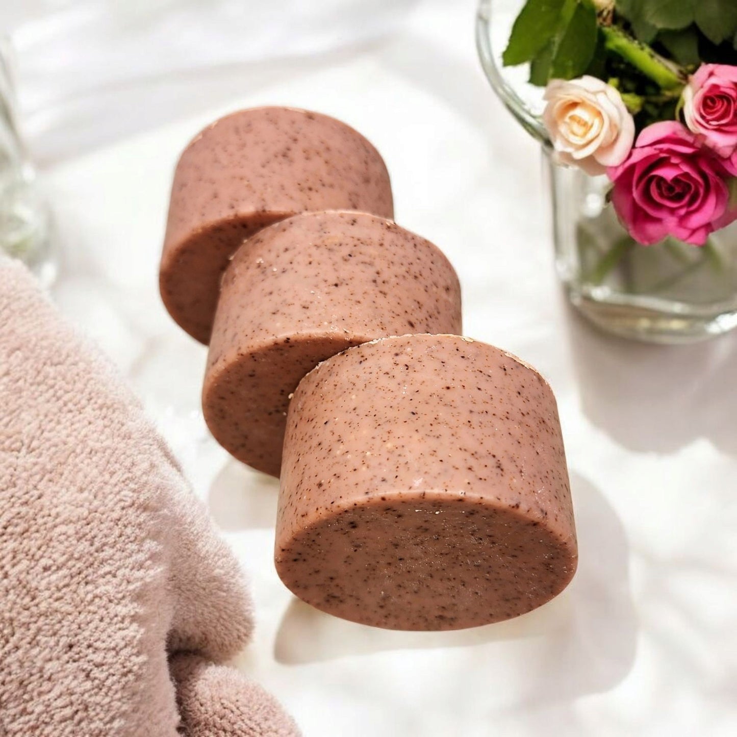 Rose Clay Facial Soap | Exfoliating Grapefruit & Tea Tree Face Bar