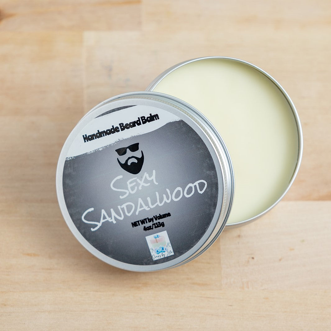 Beard Balm Handmade – Nourishing Shea & Cocoa Butter with Argan, Jojoba & Beeswax