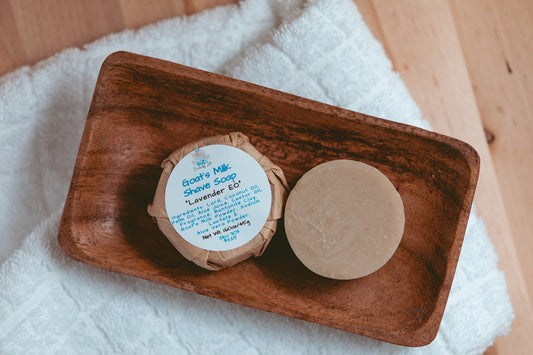 Shave Soap Handmade |Bentonite Clay, Aloe Vera & Goat’s Milk | Small Batches