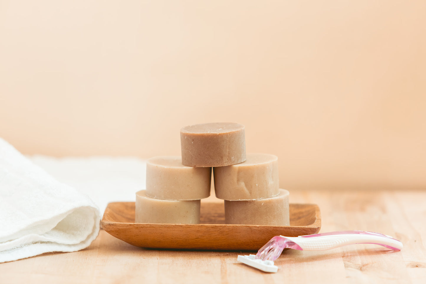 Shave Soap Handmade |Bentonite Clay, Aloe Vera & Goat’s Milk | Small Batches