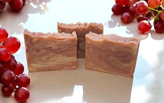 Wine Soap Bar | Handmade Moisturizing Soap with Babassu Oil & Cocoa Butter