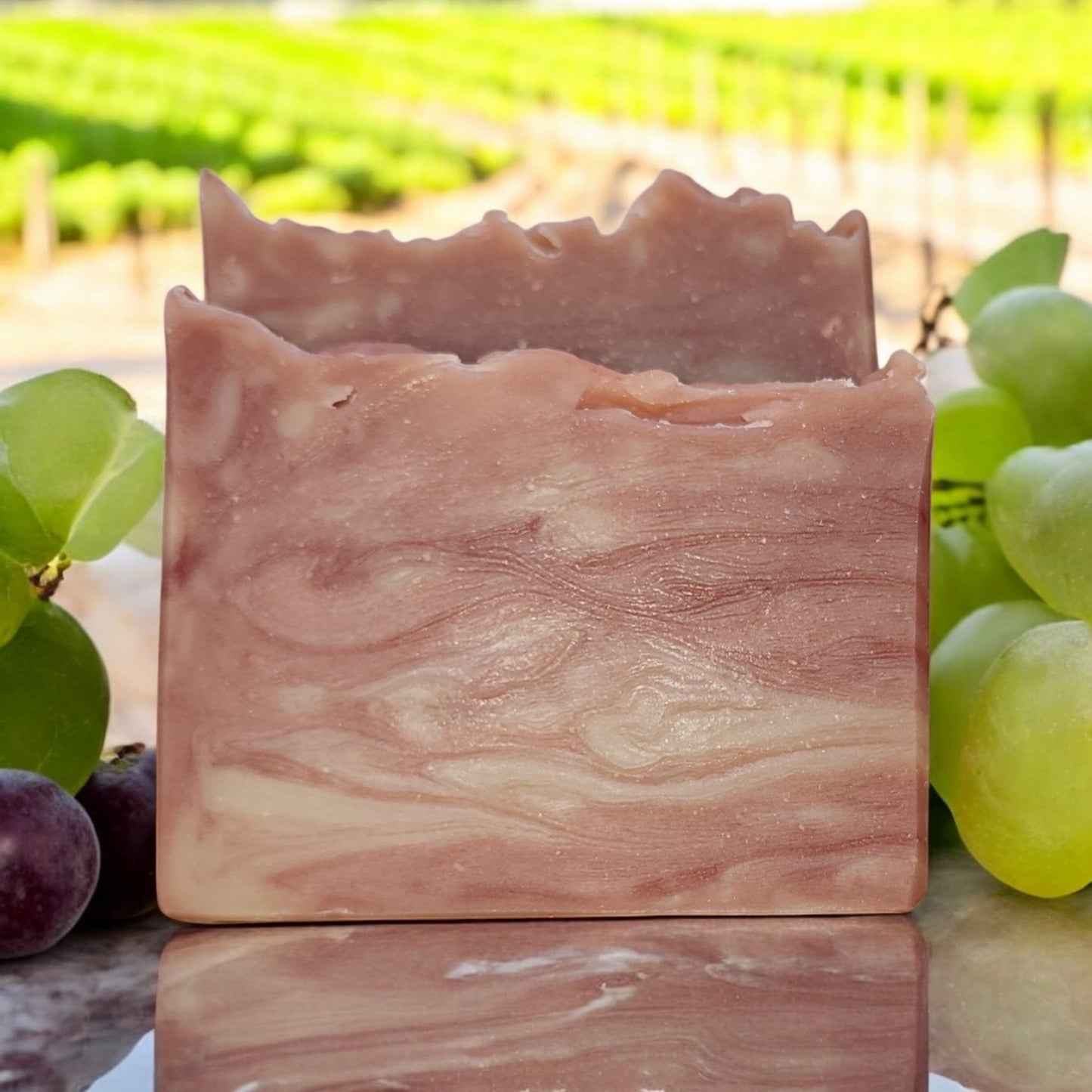 Wine Soap Bar | Handmade Moisturizing Soap with Babassu Oil & Cocoa Butter
