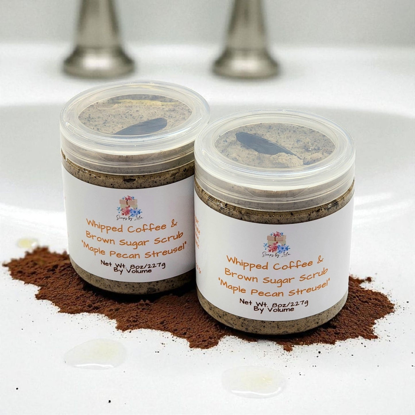 Whipped Coffee Sugar Scrub – Handmade Exfoliating Body Scrub ☕✨