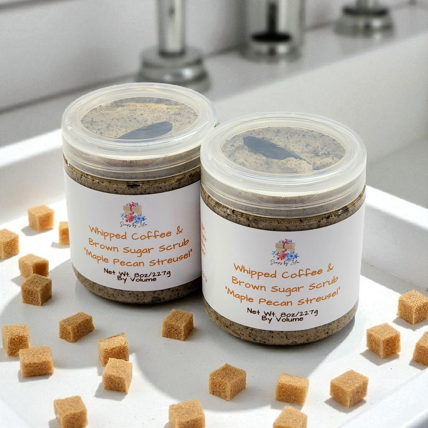 Whipped Coffee Sugar Scrub – Handmade Exfoliating Body Scrub ☕✨